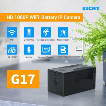 2400А WIFI мини камера Escam G17 2Мп міні камера G17 мини камера Evkvo