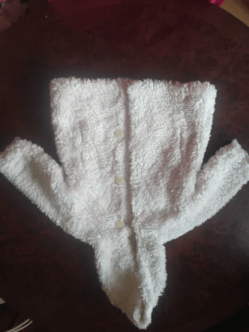 Белая шубка для девочки