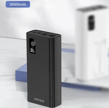 Power bank с LED Дисплеем 30000 mAh Черный