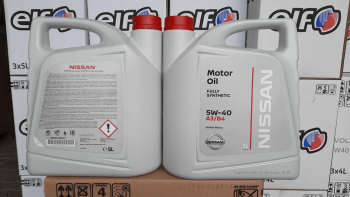 Масло моторное оригинальное Nissan/Infiniti Motor Oil 5w-40(15 литров)