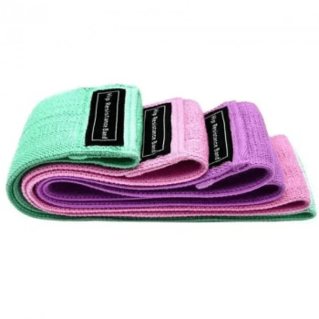 СУПЕР ЦЕНА! Тканевые фитнес резинки НАБОР тканевых резинок 3шт ленты