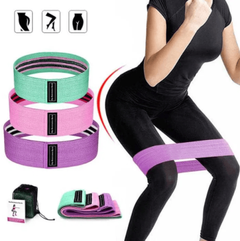 Тканевые фитнес резинки НАБОР тканевых резинок 3шт