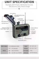 Радіо ліхтар лампа банка сирена генератор ручний (найактуальніша річ)