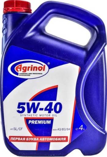 Моторное масло Агринол (синтетика) 5w-40 / 5w-30 4л