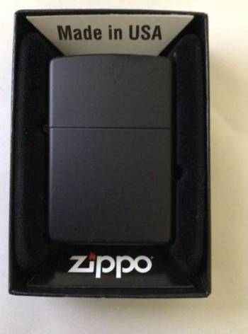 Zippo оригінальні запальнички США матові чорного і сірого кольорів