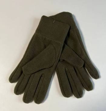 Флісові одношарові рукавиці перчатки олива чорні Опт/роздріб