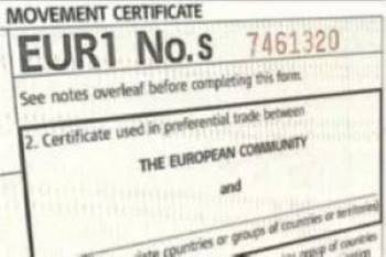 Сертифікат про походження товару: форми EUR1, EUR-1, У-1, форми А та С