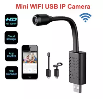 Tv Міні wifi камера USB з гнучкою ніжкою Jianshu U21 sq29 sq11 sq8 q7