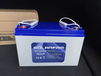 Гелевый аккумулятор «SOLARFAM» 100Ah 12v для ИБП и инверторов