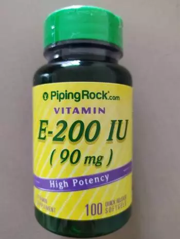 Вітамін E для підтримки організма, 90 мг, 100 капсул США.