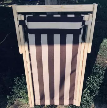 Шезлонг деревянный раскладной кресло лежак
