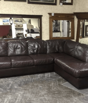Диван шкіряний кутовий