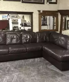Диван шкіряний кутовий