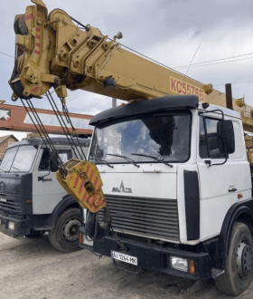 Автокран, Екскаватор, Самоскид, Маніпулятор.