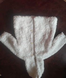 Белая шубка для девочки