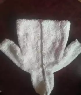 Белая шубка для девочки