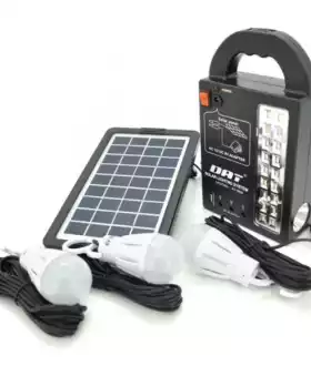 Портативная батарея Фонарь Повербанк Солнечная Панель с Фонариком