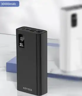 Power bank с LED Дисплеем 30000 mAh Черный