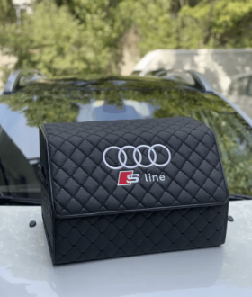 Органайзер в авто с вышивкой, сумка в багажник, сумка в авто, подарок