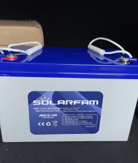 Гелевый аккумулятор «SOLARFAM» 100Ah 12v для ИБП и инверторов