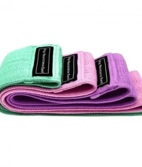 СУПЕР ЦЕНА! Тканевые фитнес резинки НАБОР тканевых резинок 3шт ленты