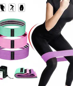 Тканевые фитнес резинки НАБОР тканевых резинок 3шт