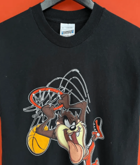 Tazz Warner Bros. Vintage Merch мужская футболка мерч размер S