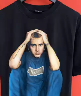 Eminem Vintage Merch оригинал мужская футболка мерч размер L Б У