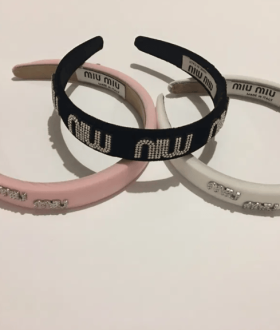 Обруч в стилі miu miu