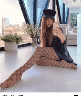 Колготки лосины в стиле gucci