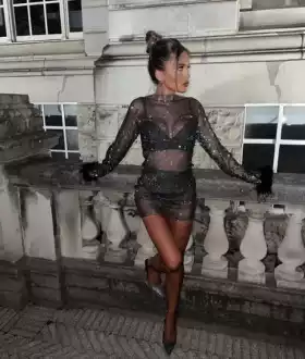 Платье кольчуга камни сваровских