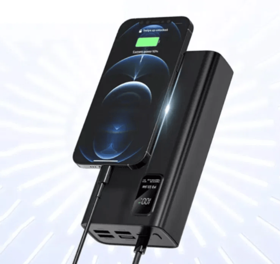 Power bank с LED Дисплеем 30000 mAh Черный4