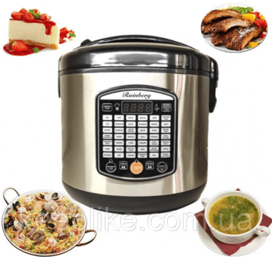 Многофункциональная мультиварка пароварка 45 программ с фритюрницей3