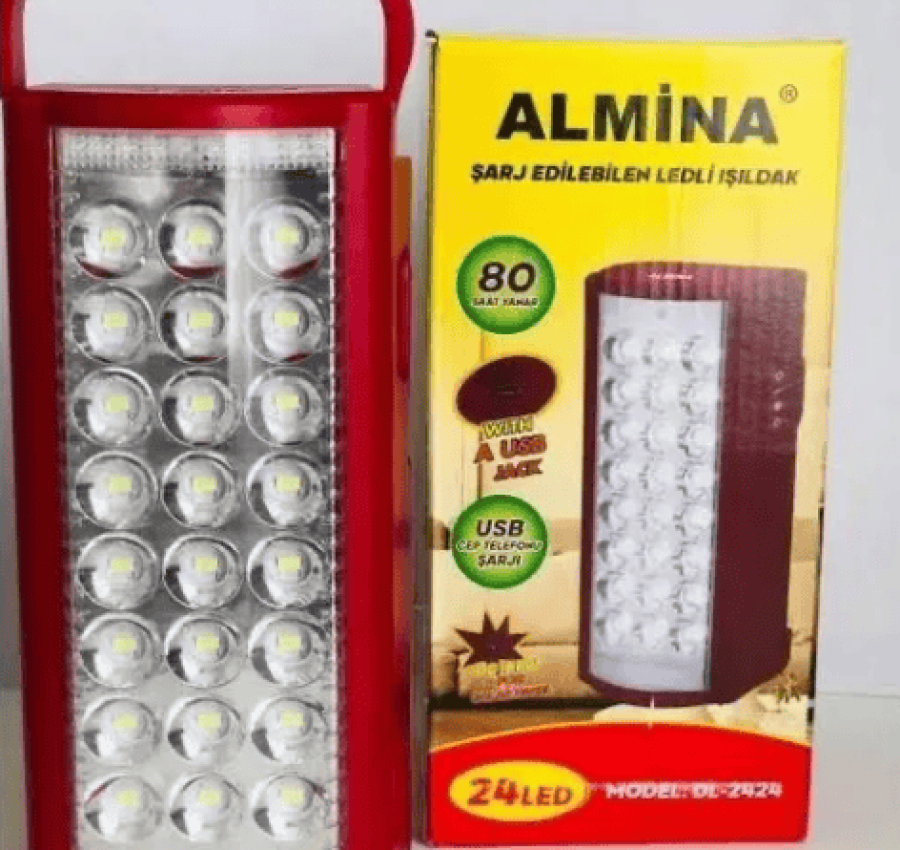 Ліхтар Almina DL-2424 24 led с павербанком