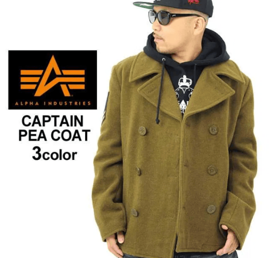 Пальто бушлат мужское зимнее Captain Alpha Industries