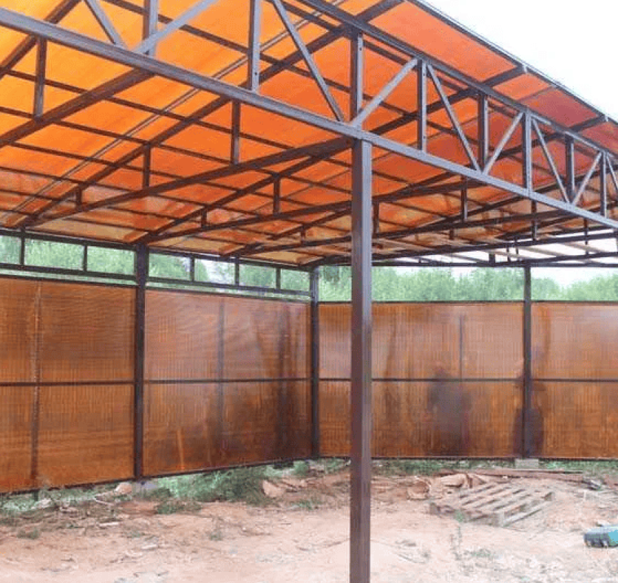 Навес для автомобиля изготовление, строительство, монтаж, ремонт 4