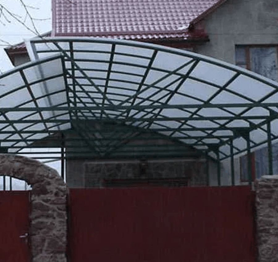 Навес для автомобиля изготовление, строительство, монтаж, ремонт 6
