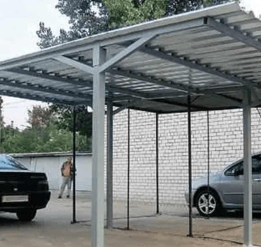 Навес для автомобиля изготовление, строительство, монтаж, ремонт 8