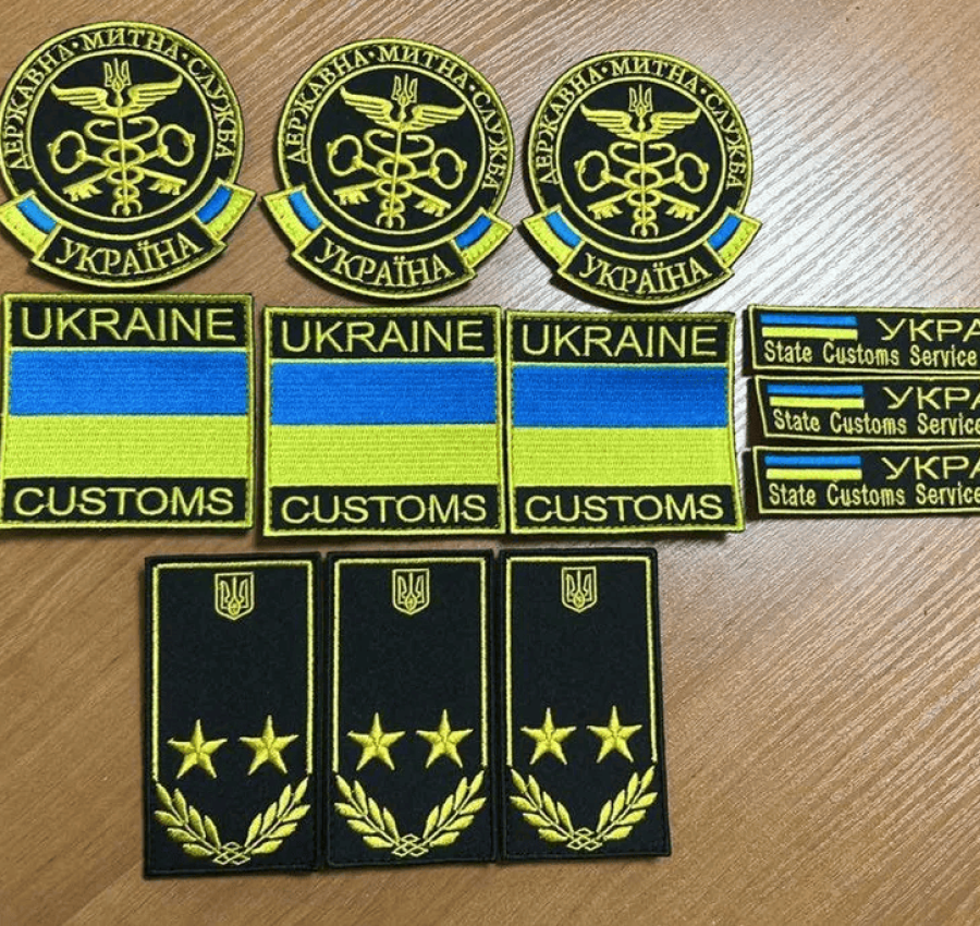 Шеврони з ліпучкою, флаги, погони, зсу 6