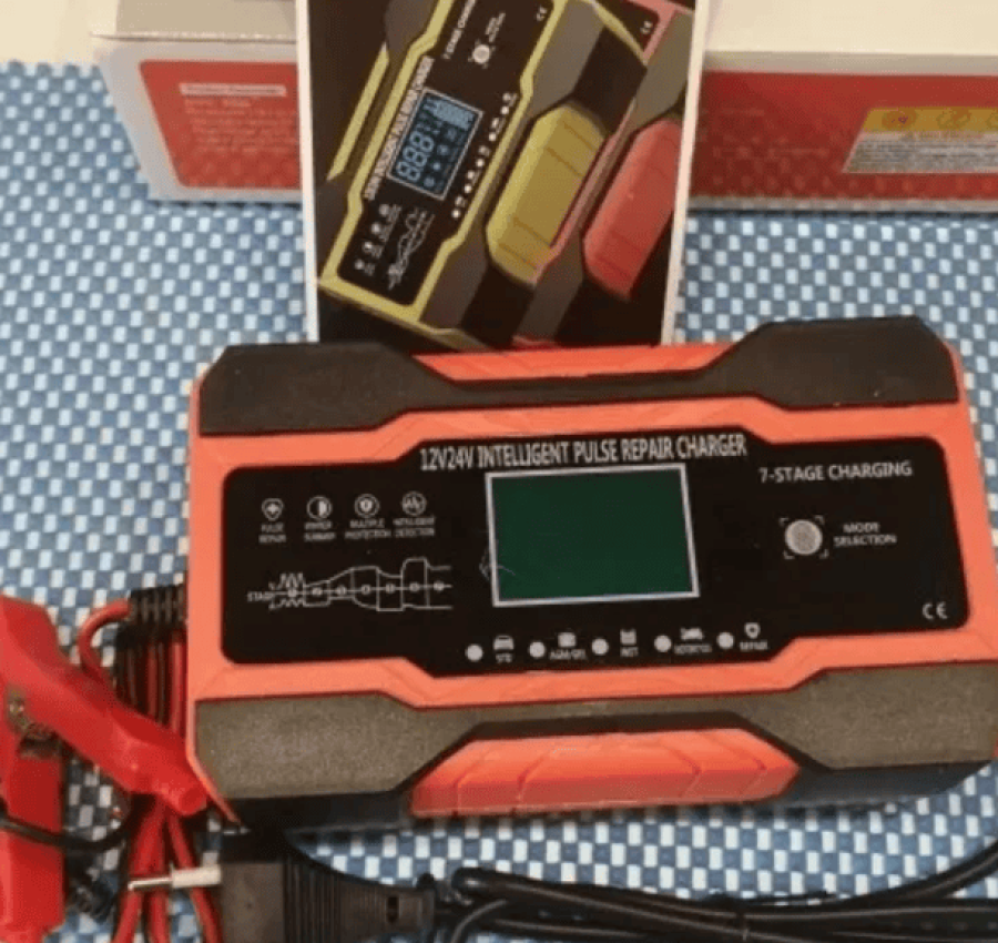 Qida 12V 24V 10A (В наявності) Автоматическое импульсное зарядное устр