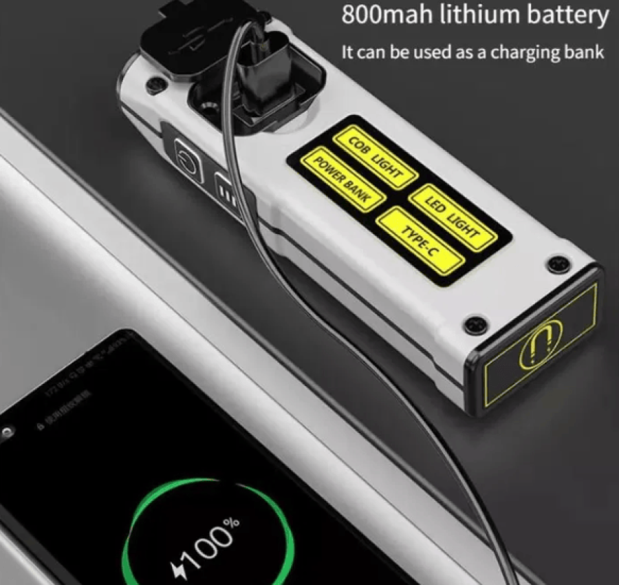 Ліхтарь діодний Павербанк 6