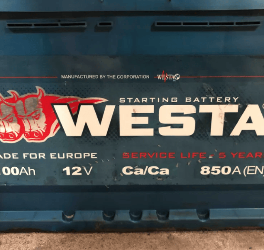 Аккумулятор Westa 100Ah 12v 850A 4