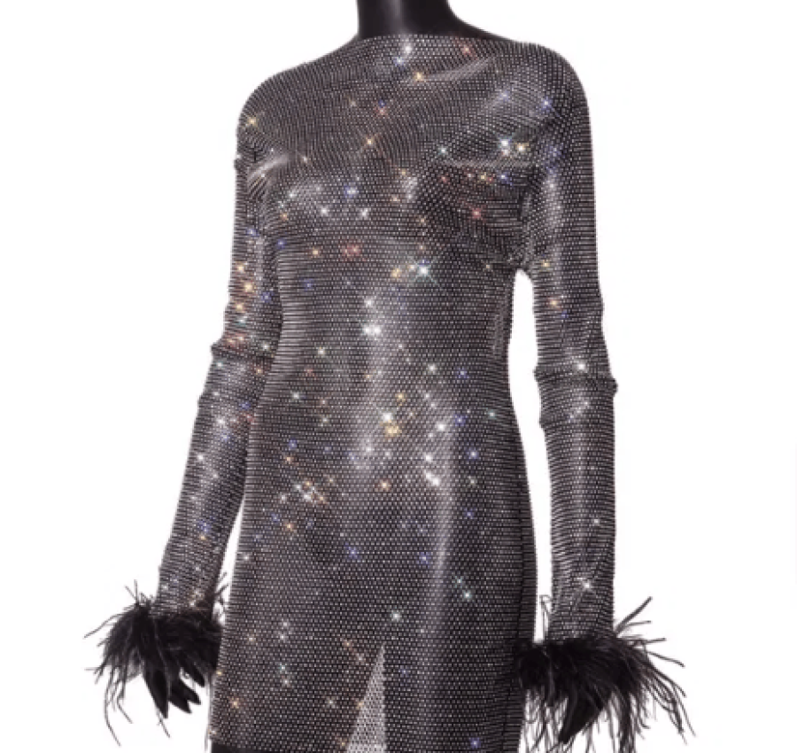Платье кольчуга стразы сваровских 7