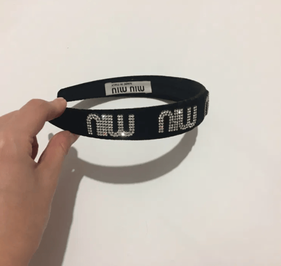 Обруч в стилі miu miu 3