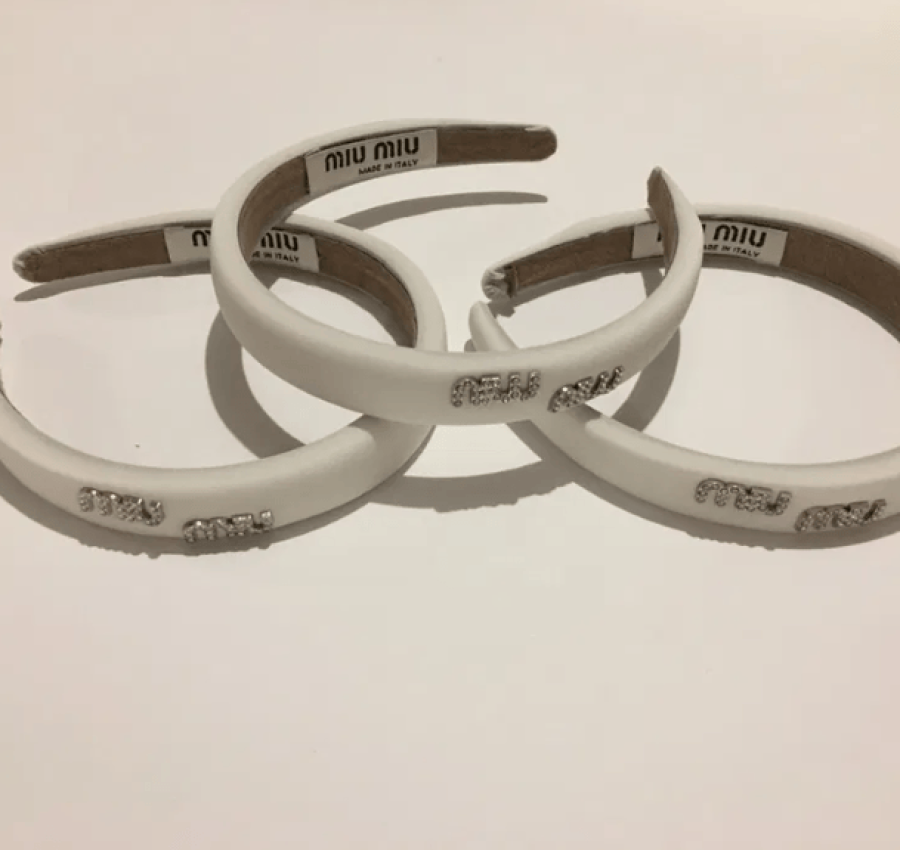 Обруч в стилі miu miu 6