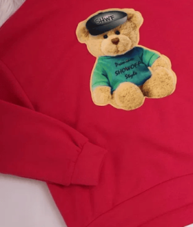 Тёплый спортивный костюм-фуксия, 140-146-152 см