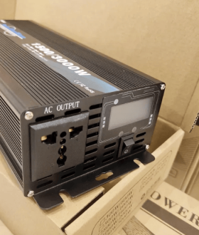 Инвертор 3000 W Чистий Синус Преобразователь напряжение LCD дисплей