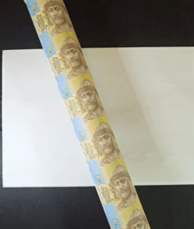 Нерозрізані банківські листки по 60 банкнот - 1,2,5,10 грн НБУ