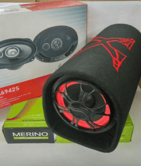 Активный сабвуфер. Акустика. Колонка. Встроенный усилитель звука.