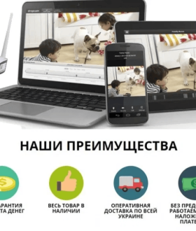 WiFi камера. IP камера видеонаблюдение c удаленным доступом. Ip camera